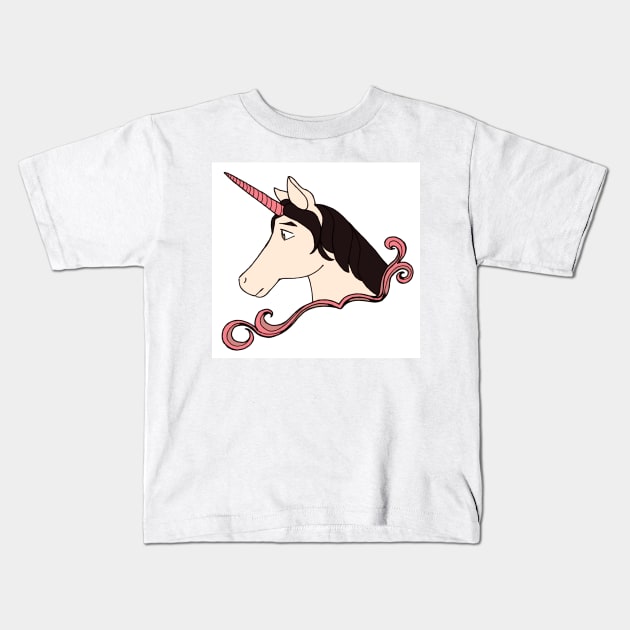 Kylo Ren Unicorn Kids T-Shirt by RekaFodor